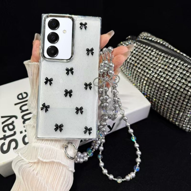 For Samsung Galaxy A55 Little Fresh Bow Neck Chain TPU Phone Case