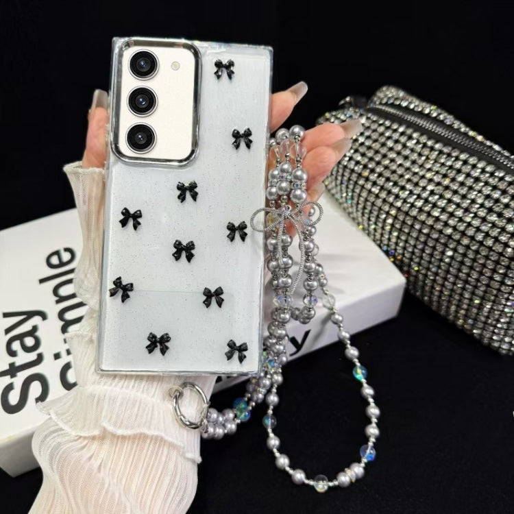 For Samsung Galaxy S23+ 5G Little Fresh Bow Neck Chain TPU Phone Case