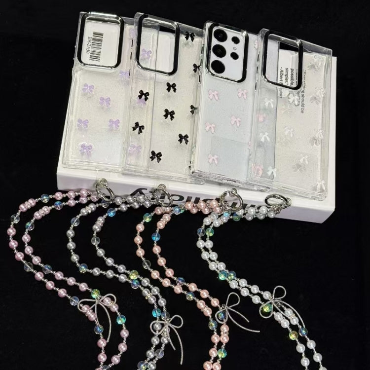 For Samsung Galaxy A16 5G Little Fresh Bow Neck Chain TPU Phone Case