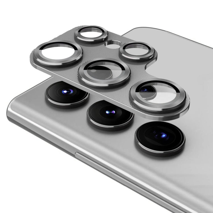 For Samsung Galaxy S25 Ultra 5G ENKAY Hat-Prince 9H Rear Camera Lens Aluminium Alloy Tempered Glass Film