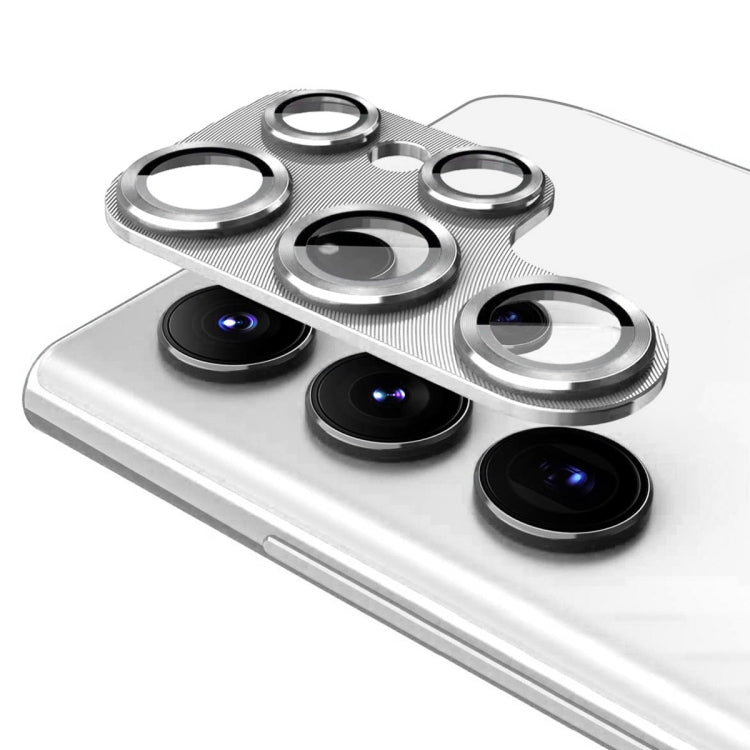 For Samsung Galaxy S25 Ultra 5G ENKAY Hat-Prince 9H Rear Camera Lens Aluminium Alloy Tempered Glass Film