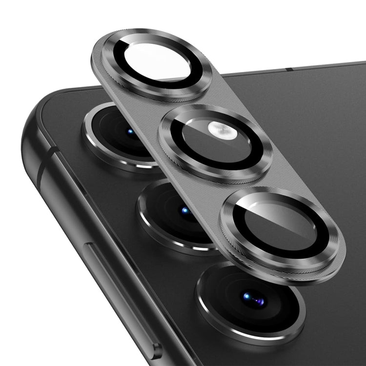 For Samsung Galaxy S25 5G ENKAY Hat-Prince 9H Rear Camera Lens Aluminium Alloy Tempered Glass Film