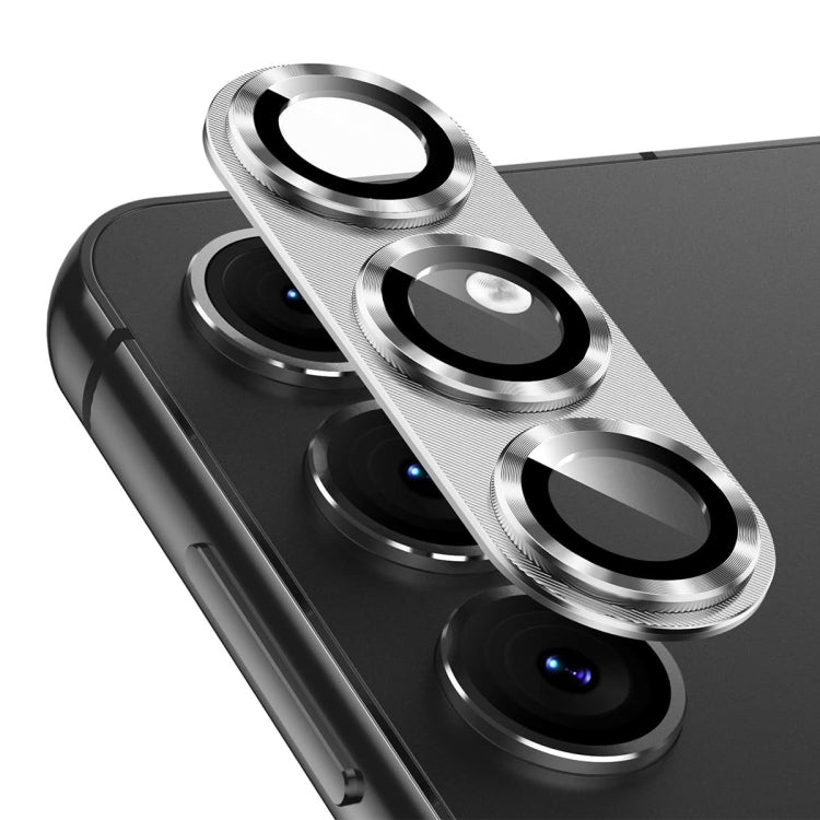 For Samsung Galaxy S25 5G ENKAY Hat-Prince 9H Rear Camera Lens Aluminium Alloy Tempered Glass Film