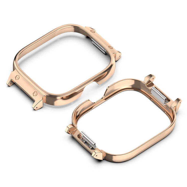 For Redmi Watch 5 eSIM Metal Frame Watch Protective Case