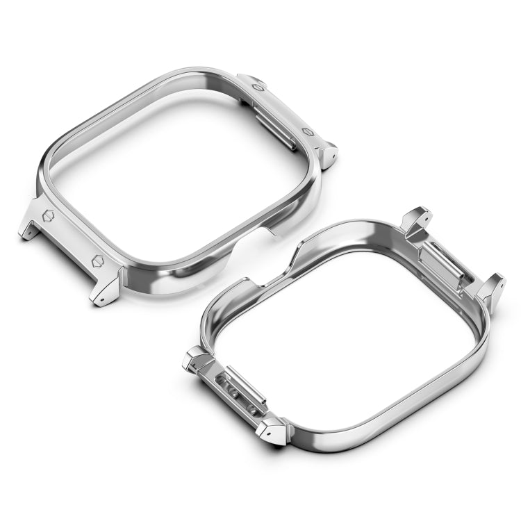 For Redmi Watch 5 eSIM Metal Frame Watch Protective Case