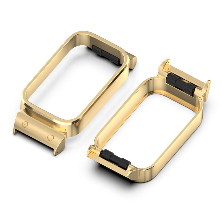 For Xiaomi Smart Band 9 Active Metal Frame Watch Protective Case