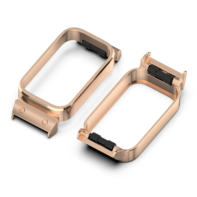 For Xiaomi Smart Band 9 Active Metal Frame Watch Protective Case