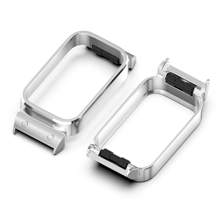 For Xiaomi Smart Band 9 Active Metal Frame Watch Protective Case