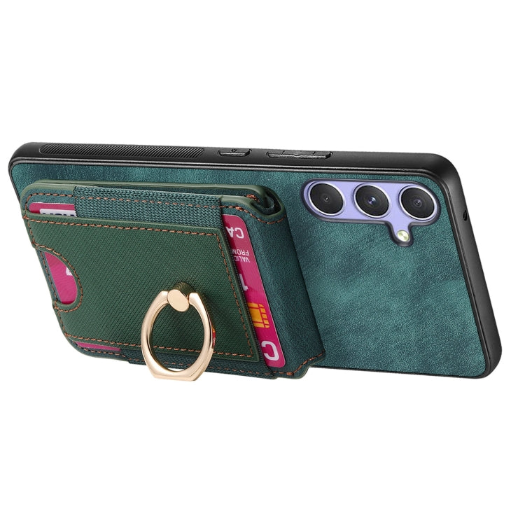 For Samsung Galaxy Note9 Retro Splitable Magnetic Stand Card Bag Leather Phone Case