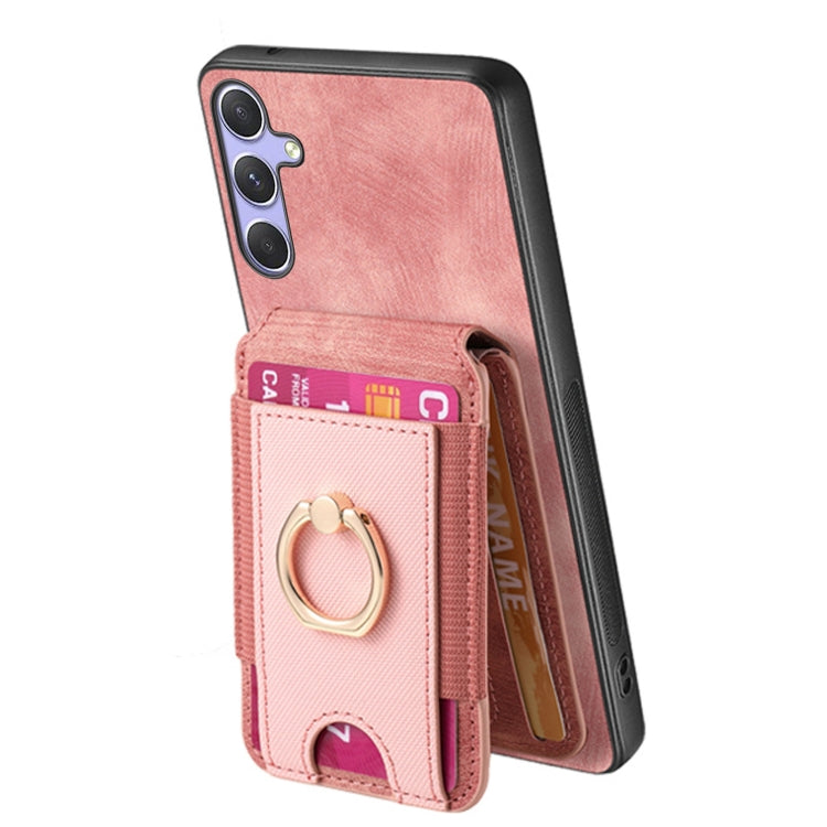 For Samsung Galaxy Note9 Retro Splitable Magnetic Stand Card Bag Leather Phone Case