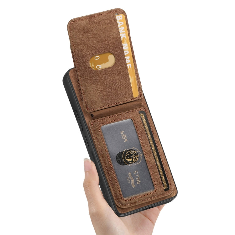 For Samsung Galaxy A23 Retro Splitable Magnetic Stand Card Bag Leather Phone Case