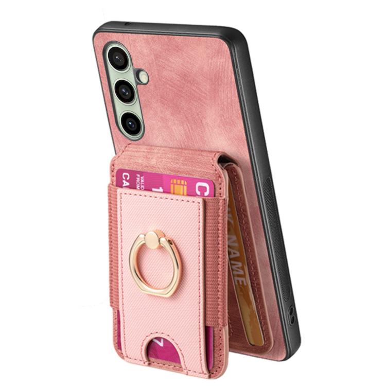 For Samsung Galaxy A56 5G Retro Splitable Magnetic Stand Card Bag Leather Phone Case