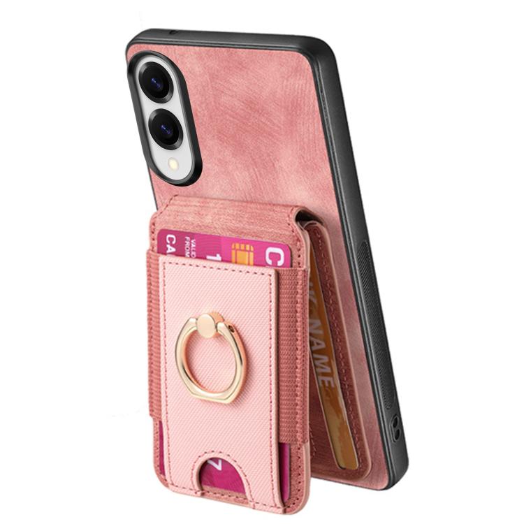For Samsung Galaxy S25 Edge 5G Retro Splitable Magnetic Stand Card Bag Leather Phone Case