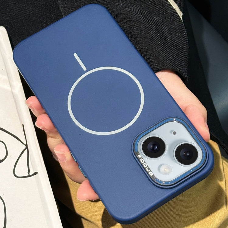For iPhone 15 Plus Skin-friendly Ultra-thin MagSafe PC Phone Case