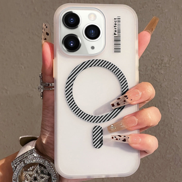 For iPhone 11 Pro Max Crystal Skin Feel MagSafe TPU Phone Case