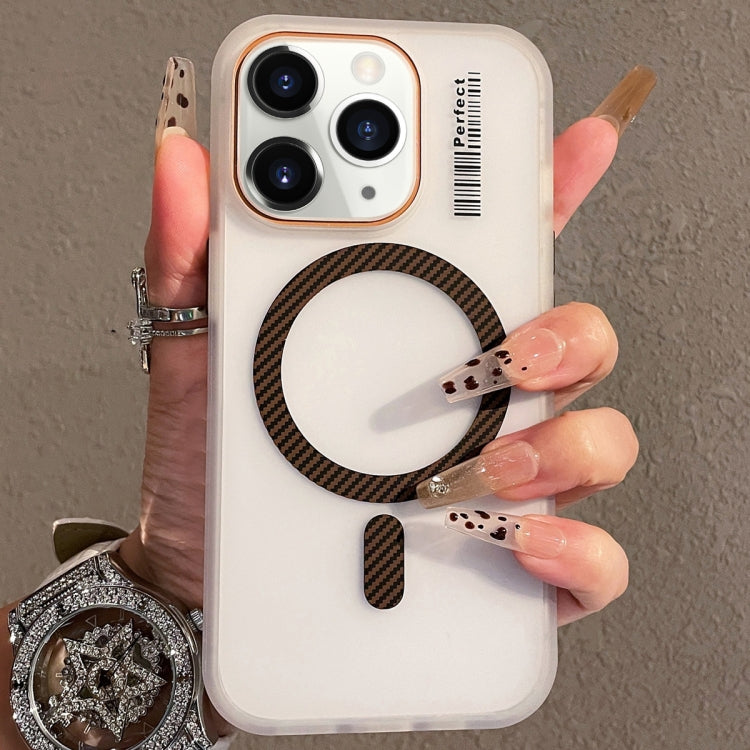 For iPhone 11 Pro Max Crystal Skin Feel MagSafe TPU Phone Case