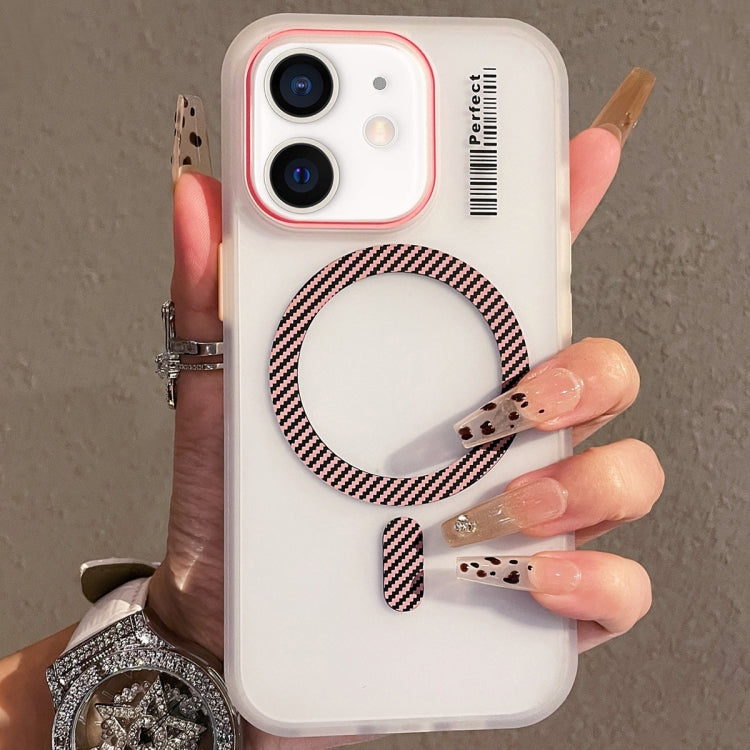 For iPhone 12 Crystal Skin Feel MagSafe TPU Phone Case