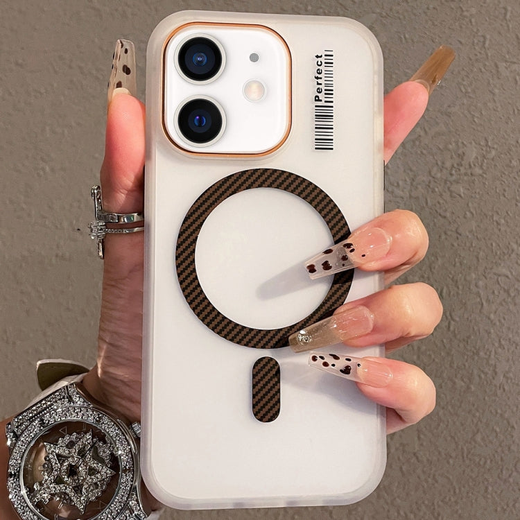 For iPhone 12 Crystal Skin Feel MagSafe TPU Phone Case
