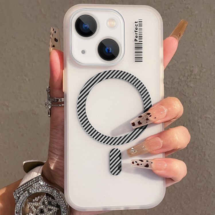 For iPhone 15 Plus Crystal Skin Feel MagSafe TPU Phone Case