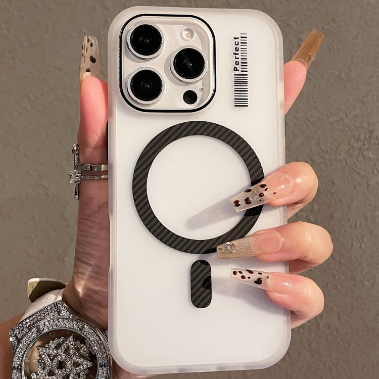 For iPhone 16 Pro Crystal Skin Feel MagSafe TPU Phone Case