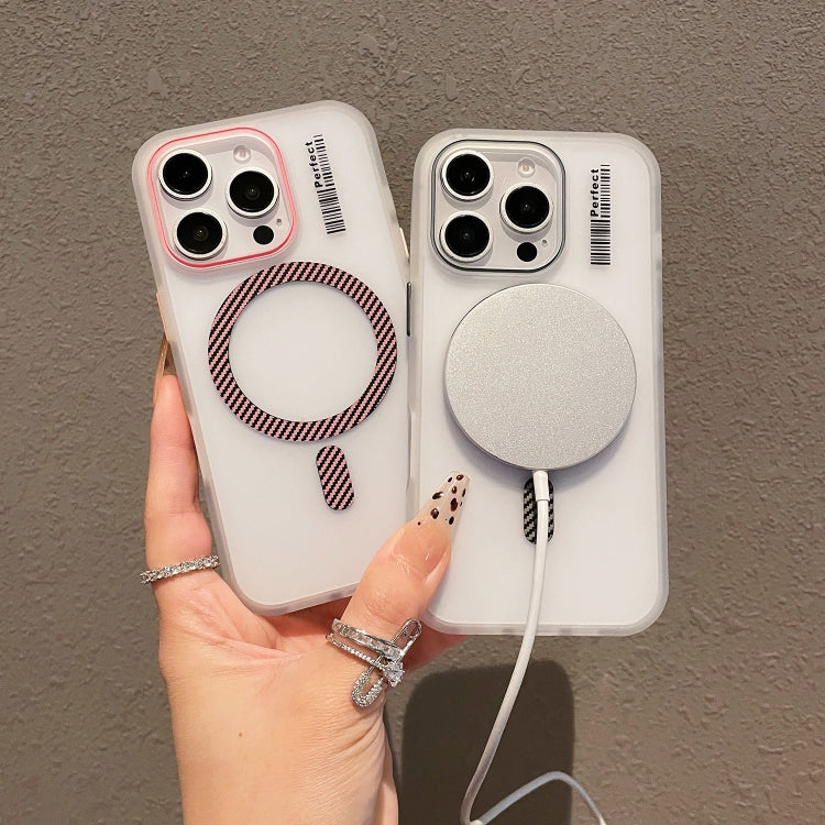 For iPhone 15 Crystal Skin Feel MagSafe TPU Phone Case