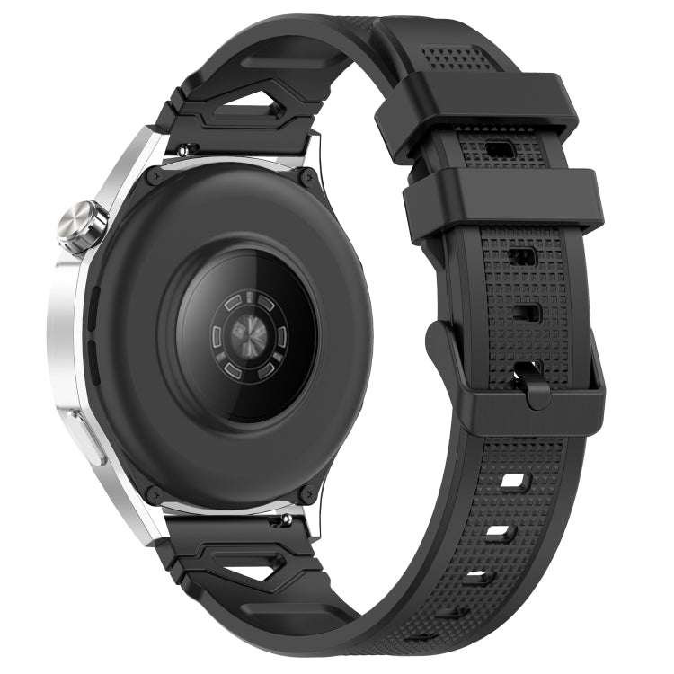 For COROS PACE 3 / APEX 2 Pro 22mm Dotted Black Buckle Silicone Watch Band