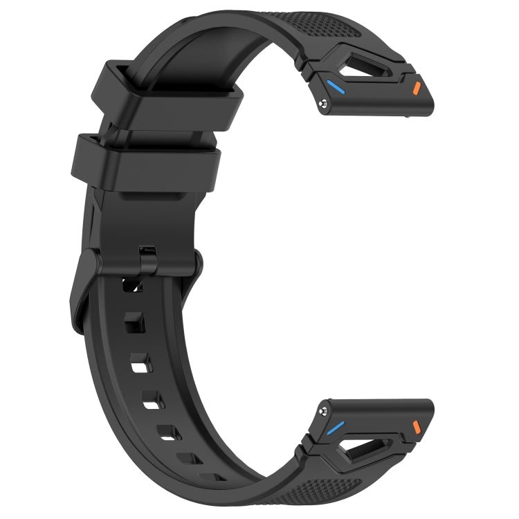 For COROS PACE 3 / APEX 2 Pro 22mm Dotted Black Buckle Silicone Watch Band