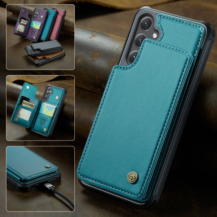 For Samsung Galaxy S25 5G CaseMe C22 Card Slots Holder RFID Anti-theft Phone Case