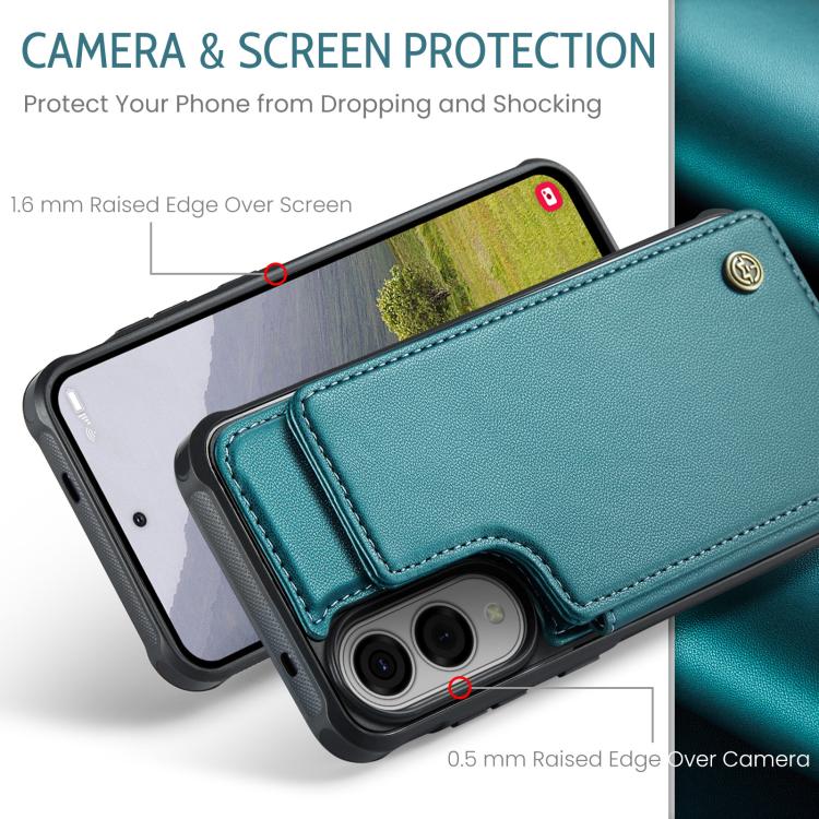 For Samsung Galaxy S25 Edge 5G CaseMe C22 Card Slots Holder RFID Anti-theft Phone Case