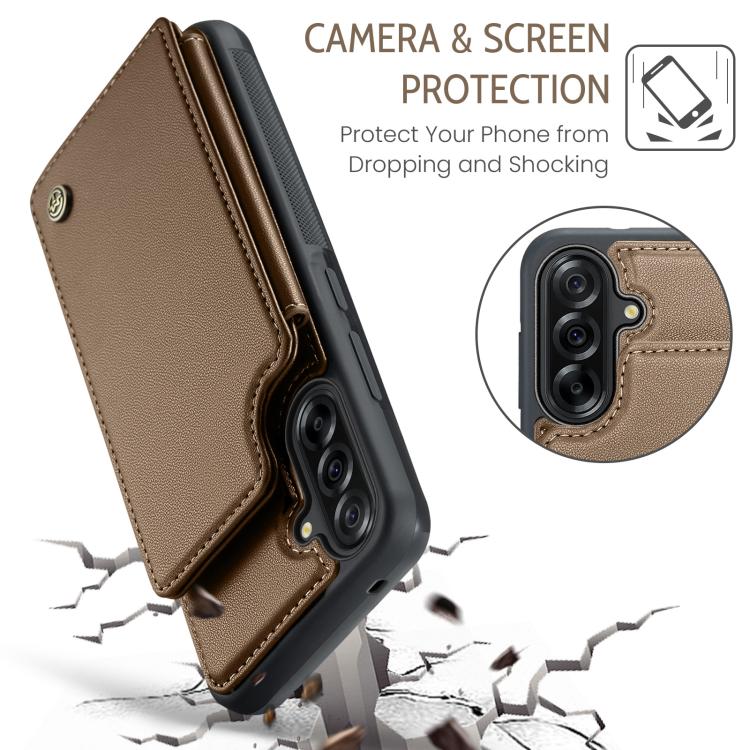 For Samsung Galaxy A36 5G CaseMe C22 Card Slots Holder RFID Anti-theft Phone Case