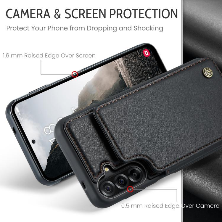 For Samsung Galaxy A36 5G CaseMe C22 Card Slots Holder RFID Anti-theft Phone Case