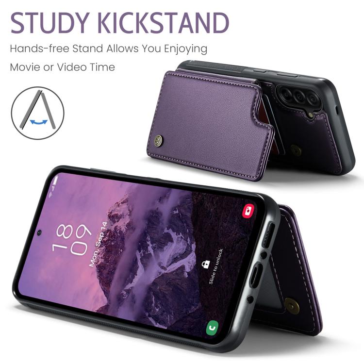 For Samsung Galaxy A36 5G CaseMe C22 Card Slots Holder RFID Anti-theft Phone Case