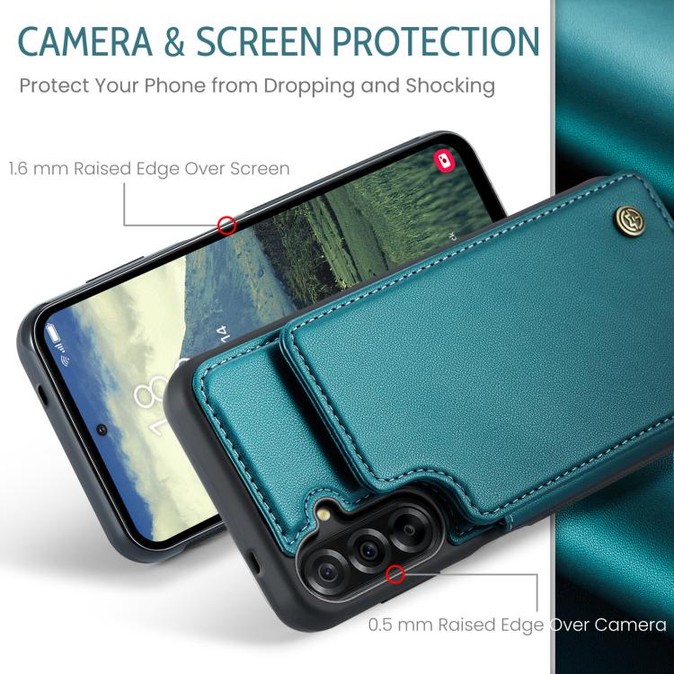 For Samsung Galaxy A56 5G CaseMe C22 Card Slots Holder RFID Anti-theft Phone Case