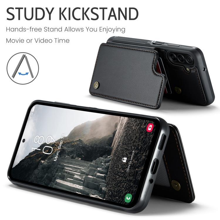 For Samsung Galaxy A17 CaseMe C22 Card Slots Holder RFID Anti-theft Phone Case