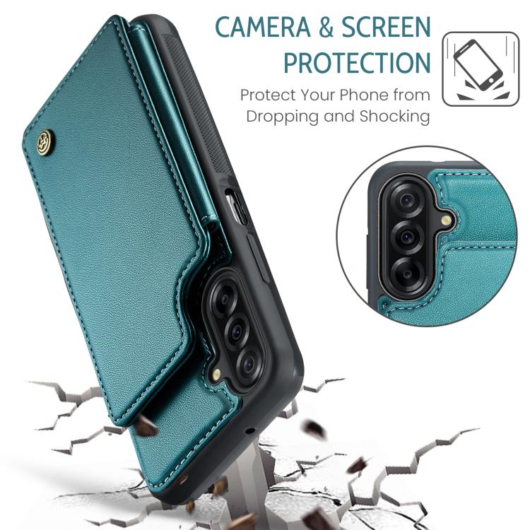 For Samsung Galaxy A17 CaseMe C22 Card Slots Holder RFID Anti-theft Phone Case