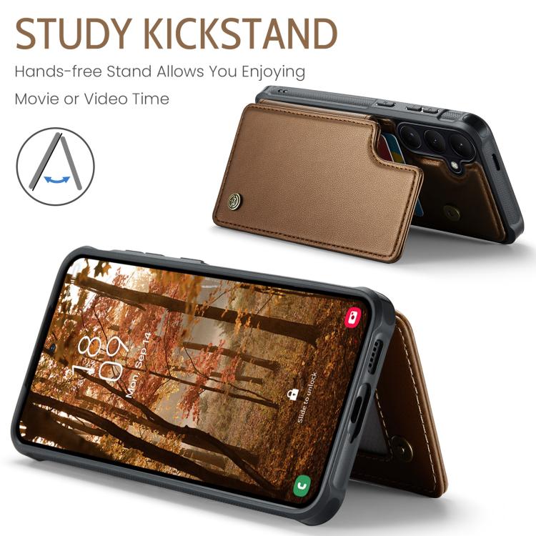 For Samsung Galaxy S26+ 5G CaseMe C22 Card Slots Holder RFID Anti-theft Phone Case