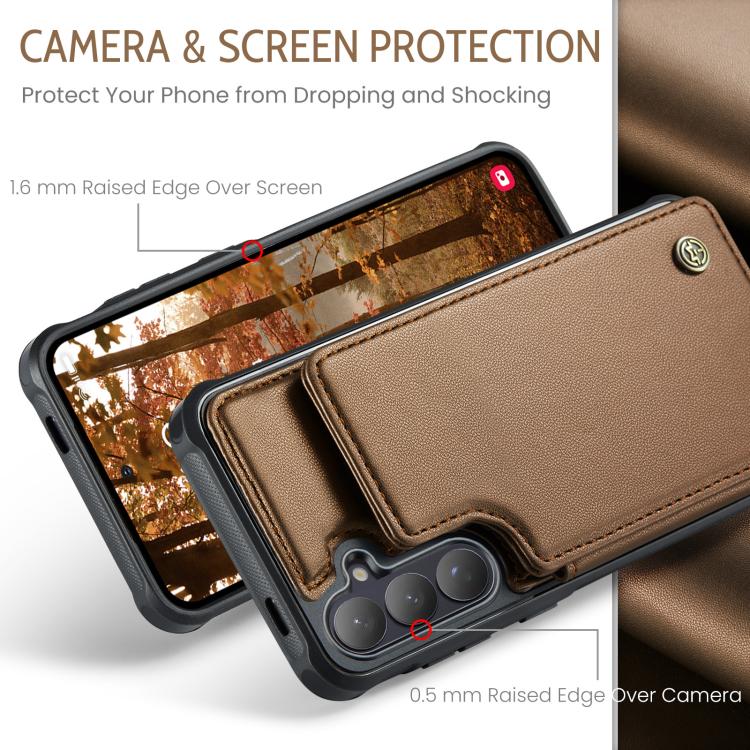 For Samsung Galaxy S26+ 5G CaseMe C22 Card Slots Holder RFID Anti-theft Phone Case