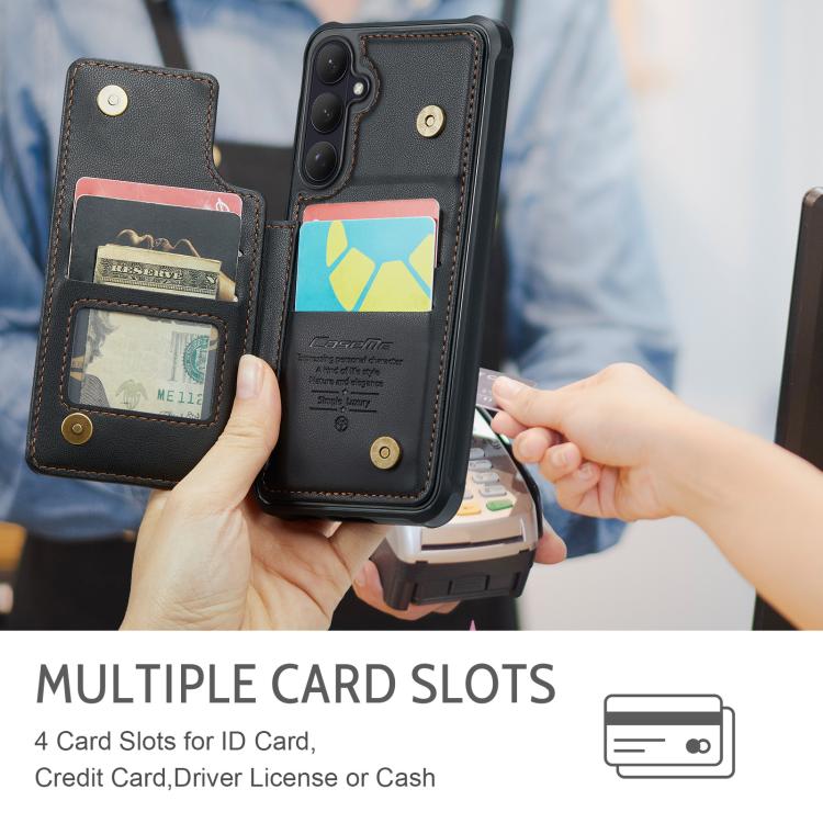 For Samsung Galaxy S26+ 5G CaseMe C22 Card Slots Holder RFID Anti-theft Phone Case