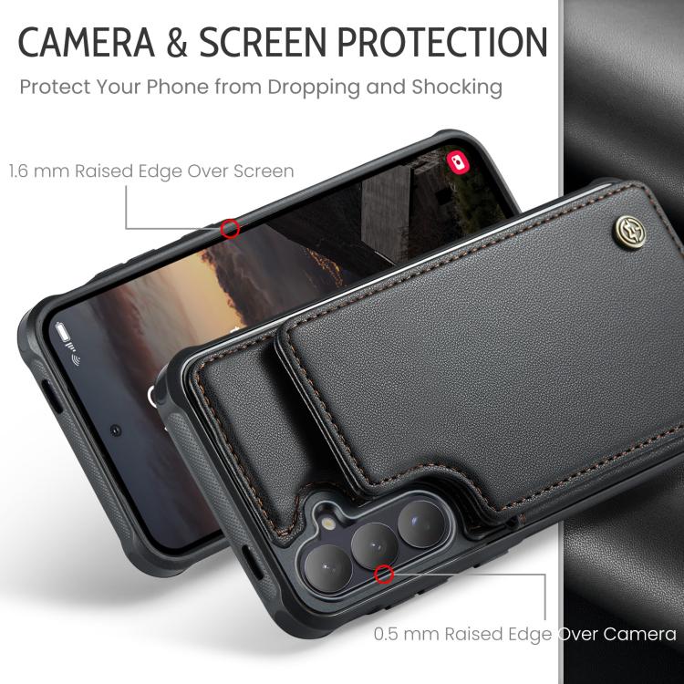 For Samsung Galaxy S26+ 5G CaseMe C22 Card Slots Holder RFID Anti-theft Phone Case