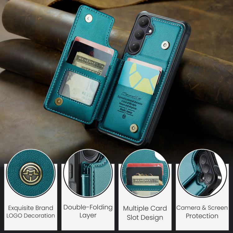 For Samsung Galaxy S26+ 5G CaseMe C22 Card Slots Holder RFID Anti-theft Phone Case