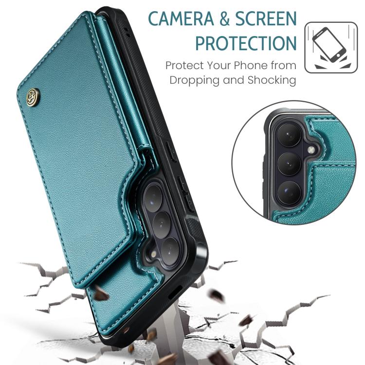 For Samsung Galaxy S26+ 5G CaseMe C22 Card Slots Holder RFID Anti-theft Phone Case