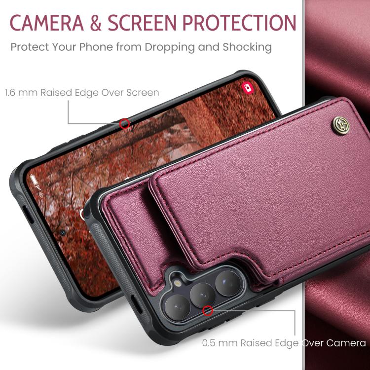 For Samsung Galaxy S26+ 5G CaseMe C22 Card Slots Holder RFID Anti-theft Phone Case