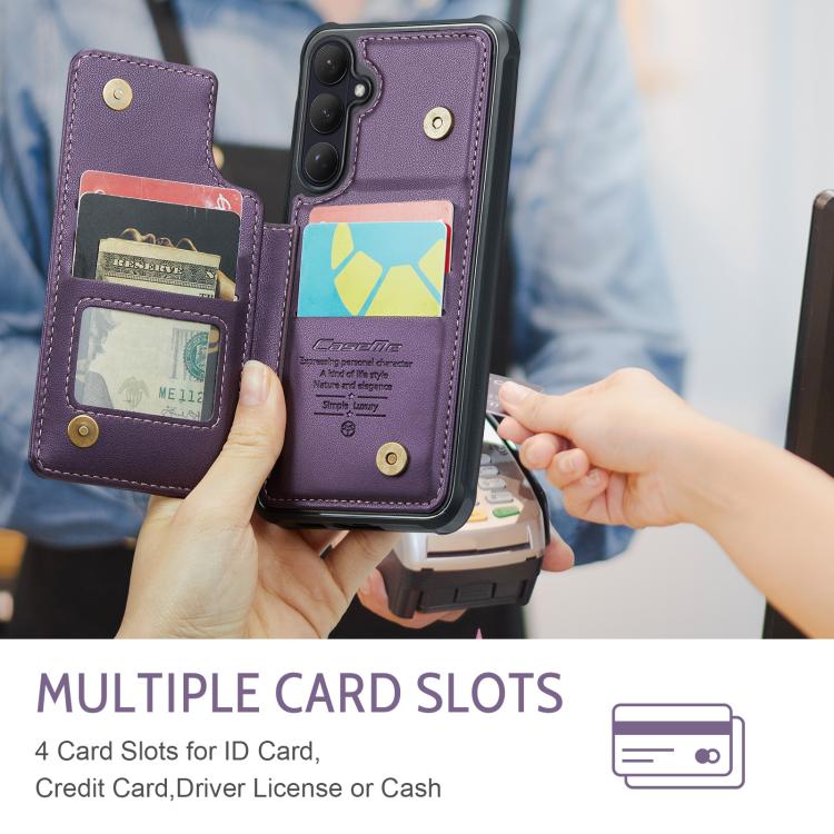 For Samsung Galaxy S26+ 5G CaseMe C22 Card Slots Holder RFID Anti-theft Phone Case