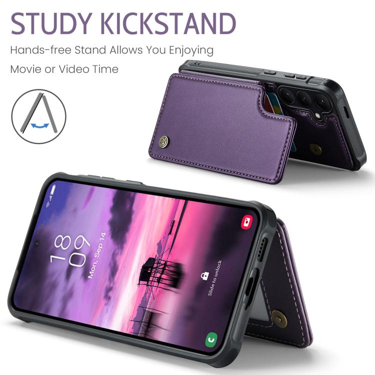 For Samsung Galaxy S26+ 5G CaseMe C22 Card Slots Holder RFID Anti-theft Phone Case