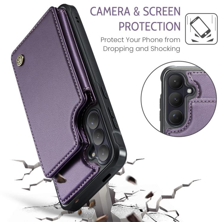 For Samsung Galaxy S26+ 5G CaseMe C22 Card Slots Holder RFID Anti-theft Phone Case