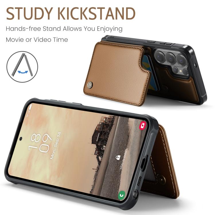 For Samsung Galaxy S26 Ultra 5G CaseMe C22 Card Slots Holder RFID Anti-theft Phone Case
