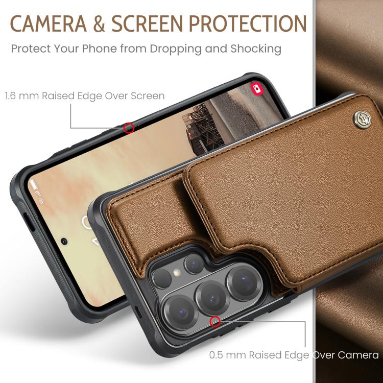 For Samsung Galaxy S26 Ultra 5G CaseMe C22 Card Slots Holder RFID Anti-theft Phone Case