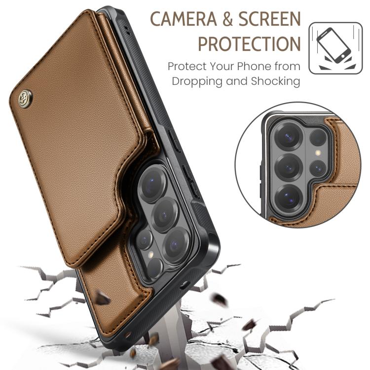 For Samsung Galaxy S26 Ultra 5G CaseMe C22 Card Slots Holder RFID Anti-theft Phone Case