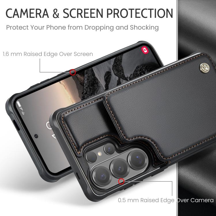 For Samsung Galaxy S26 Ultra 5G CaseMe C22 Card Slots Holder RFID Anti-theft Phone Case