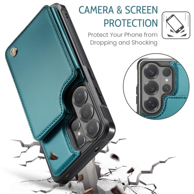 For Samsung Galaxy S26 Ultra 5G CaseMe C22 Card Slots Holder RFID Anti-theft Phone Case